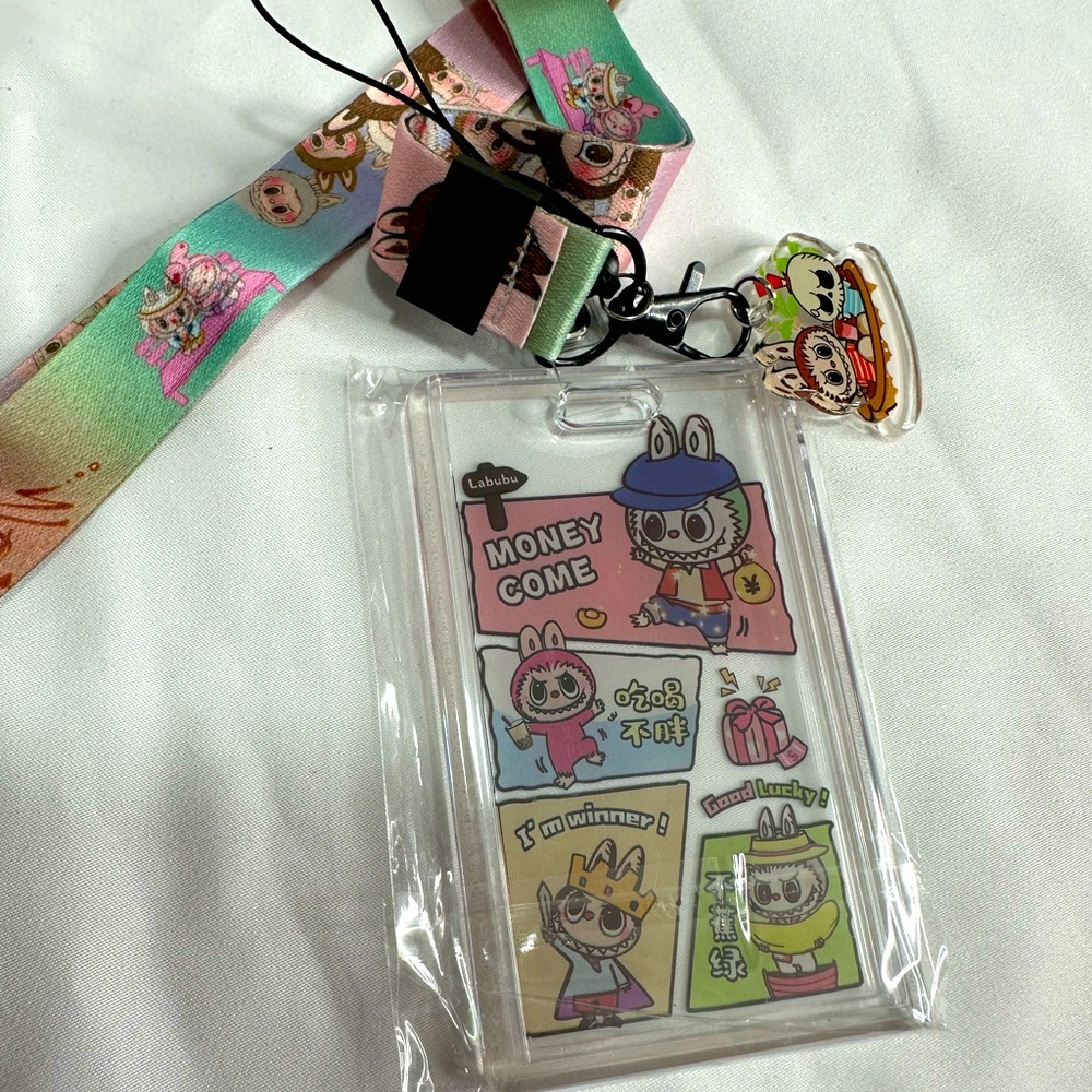 Labubu The Monsters Badge Holder & ID Lanyards